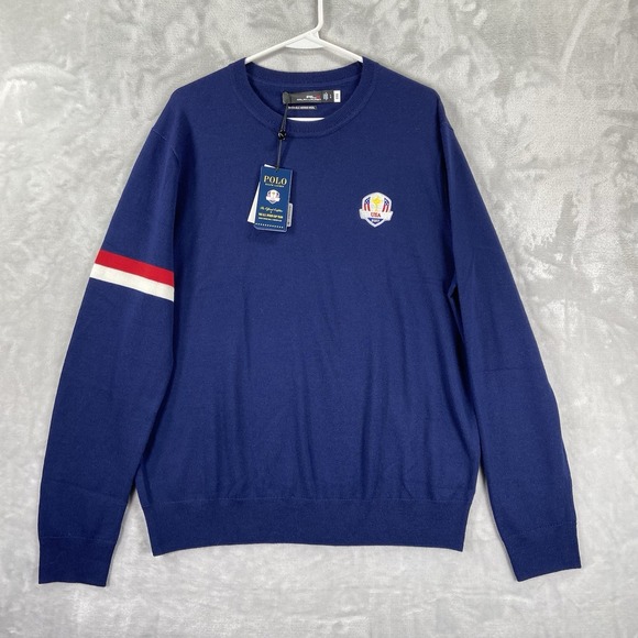 RLX Ralph Lauren Sweater men's Large Merino Wool US Ryder Cup Team 2023 Golf NWT